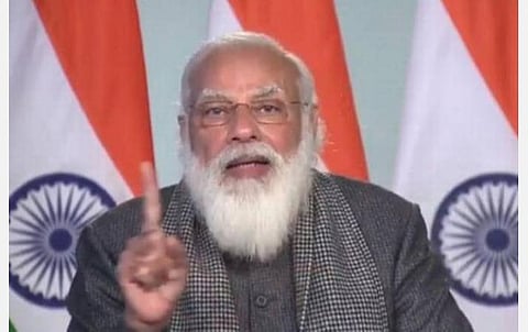 உலகுக்கு கரோனா தடுப்பூசியை வழங்குவோம்: உலக பொருளாதார மாநாட்டில் பிரதமர் மோடி உறுதி