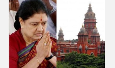 எம்ஜிஆர் இல்லம் முன் சசிகலா கொடியேற்ற அமைக்கப்பட்ட கொடிக்கம்பம்: அகற்றக்கோரி எம்ஜிஆர் குடும்பத்தினர் வழக்கு