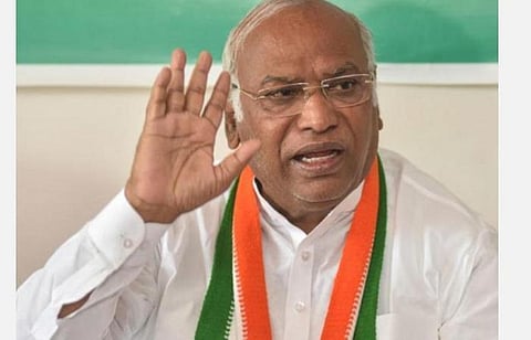 காங்கிரஸ் மூத்த தலைவர் மல்லிகார்ஜுன கார்கே : கோப்புப்படம்