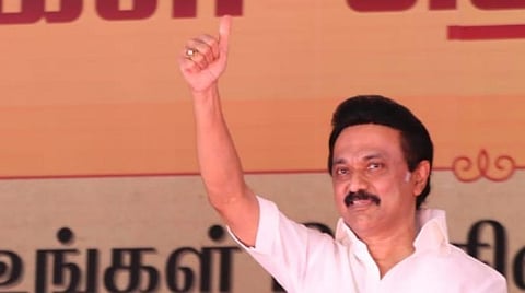 தேர்தல் பிரச்சாரத்தில் ஸ்டாலின்.
