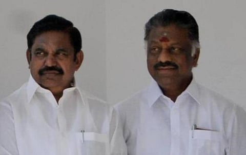 எடப்பாடி பழனிசாமி - ஓ.பன்னீர்செல்வம்: கோப்புப்படம்