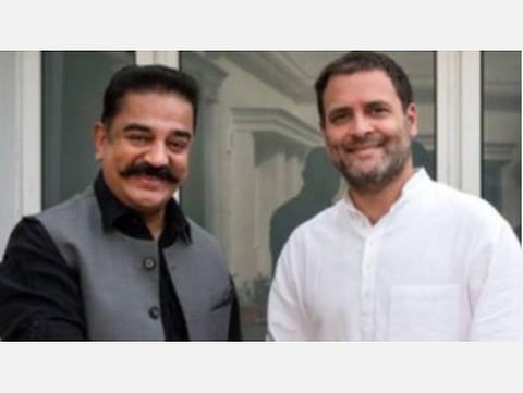 மக்கள் நீதி மய்ய அணியில் காங்கிரஸ்?- கமலுக்கு வந்த தூது; பிரச்சாரத்தை ரத்து செய்து அவசர ஆலோசனை