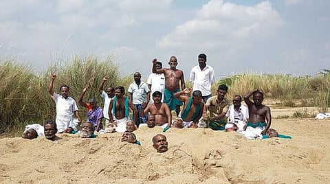 விவசாயிகள் போராட்டம்.