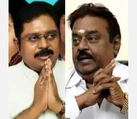 அமமுக- தேமுதிக கூட்டணி உடன்பாடு: 60 தொகுதிகளில் போட்டியிட ஒப்பந்தம்