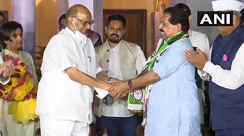 கேரள தேர்தலில் இடதுசாரி அணிக்கு ஆதரவு: தேசியவாத காங்கிரஸில் இணைந்த பி.சி.சாக்கோ அறிவிப்பு
