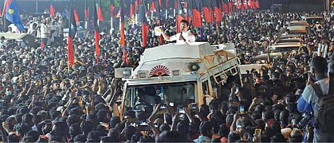 தமிழகத்தின் நிதி நிலையைச் சீரமைக்க உயர்நிலைக் குழு; திருப்பூர் பிரச்சாரத்தில் மு.க.ஸ்டாலின் உறுதி