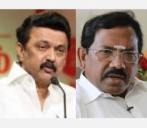 மாஃபா பாண்டியராஜன் தமிழ் வளர்ச்சித் துறை அமைச்சர் அல்ல; சமஸ்கிருத வளர்ச்சித் துறை அமைச்சர்: ஸ்டாலின் விமர்சனம்