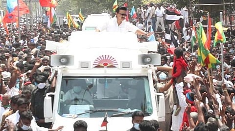 மு.க.ஸ்டாலின் தேர்தல் பிரச்சாரம்.