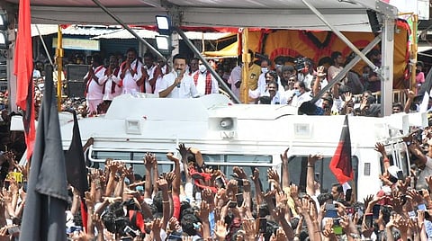 மு.க.ஸ்டாலின் தேர்தல் பிரச்சாரம்.