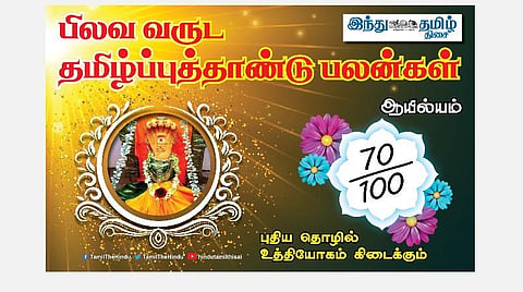 பிலவ வருட பலன்கள் 2021 - 2022; ஆயில்யம் நட்சத்திர அன்பர்களே! வீண் பகை; தைரியம் கூடும்; தம்பதி ஒற்றுமை; புதிய வேலை!