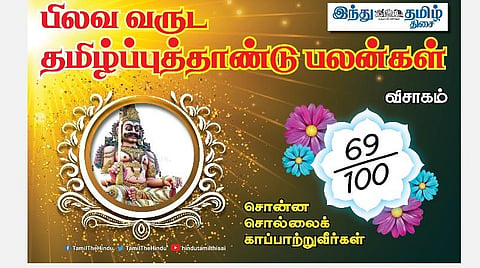 பிலவ வருட தமிழ்ப்புத்தாண்டு பலன்கள் 2021 -2022; விசாகம் நட்சத்திர அன்பர்களே! லாபம் உண்டு; ஆரோக்கியம் கூடும்; பண வரவு திருப்தி; உத்தியோகத்தில் பாராட்டு!