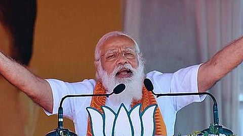 மேற்கு வங்கத்தை ஆளும் மம்தா பானர்ஜிக்கு விரைவில் ‘முன்னாள் முதல்வர்' பதவி கிடைத்துவிடும்: பிரதமர் நரேந்திர மோடி கிண்டல்
