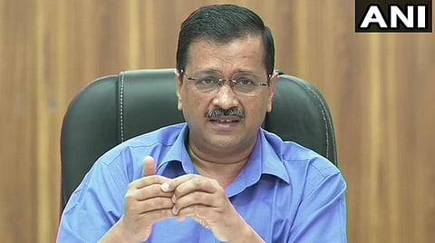 டெல்லி முதல்வர் அரவிந்த் கேஜ்ரிவால் கூட்டத்தில் பேசிய காட்சி | படம் ஏஎன்ஐ