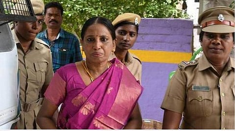 முதல்வரின் பொது நிவாரண நிதிக்கு நளினி ரூ.5 ஆயிரம் நிதியுதவி