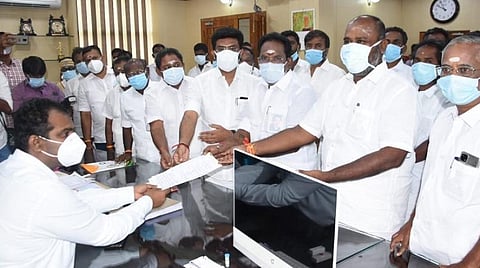 மதுரையில் பாரபட்சம் இன்றி அனைத்துத் தொகுதிகளிலும் தடுப்பூசி; நோய்த் தடுப்பு நடவடிக்கை: முன்னாள் அமைச்சர் ஆர்.பி.உதயகுமார் ஆட்சியரிடம் மனு