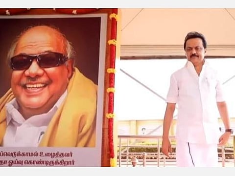 தலைநிமிர்ந்து வருகிறேன்; வாழ்த்துவீர்களா தலைவரே?-கருணாநிதி பிறந்த நாளில் முதல்வர் ஸ்டாலின் காணொலிப் பதிவு