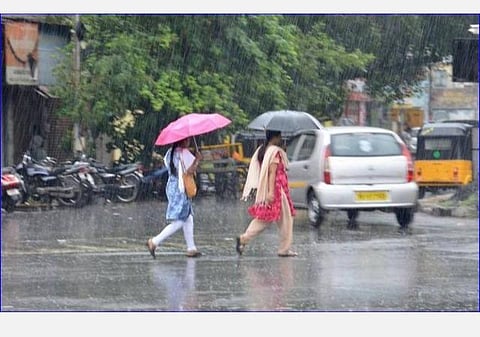 சென்னை உள்ளிட்ட சில மாவட்டங்களில் மிதமான மழை: வானிலை ஆய்வு மையம் தகவல்