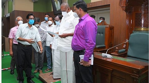 சட்டப்பேரவைக் கூட்டம் நேரடி ஒளிபரப்பா?- ஆளுநருடனான சந்திப்புக்குப் பின் அப்பாவு பேட்டி