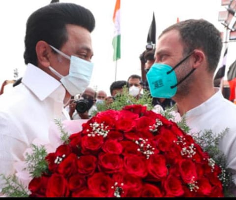 முதல்வர் ஸ்டாலின் - ராகுல் காந்தி: கோப்புப்படம்
