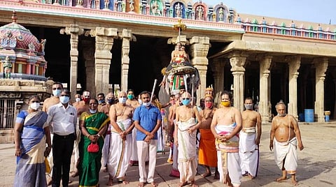 ஸ்ரீரங்கம் ரங்கநாதர் கோயிலில் நம்பெருமாள் ஜேஷ்டாபிஷேகம்.
