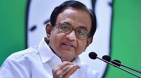 காங்கிரஸ் மூத்த தலைவர் ப.சிதம்பரம் | கோப்புப்படம்