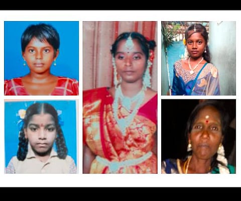 நர்மதா, ஜீவிதா, ஜோதிலட்சுமி, அஸ்விதா, சுமதி
