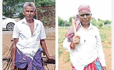 நாமக்கல் மாவட்டம் பரமத்தி அருகே கோனூரில் வசிக்கும் மத்திய இணையமைச்சர் எல். முருகனின் பெற்றோர் எம்.லோகநாதன், எல்.வருதம்மாள்.