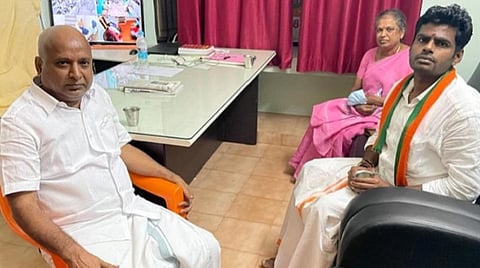 திமுகவுக்கு பாஜகதான் எதிரி: மதுரையில் மாநிலத் தலைவர் அண்ணாமலை தகவல்