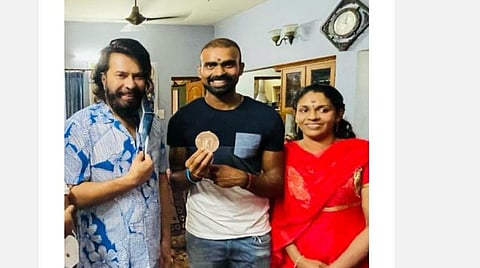 கேரளாவின் பெருமை: இந்திய ஆடவர் ஹாக்கி கோல்கீப்பரை பாராட்டிய மம்முட்டி
