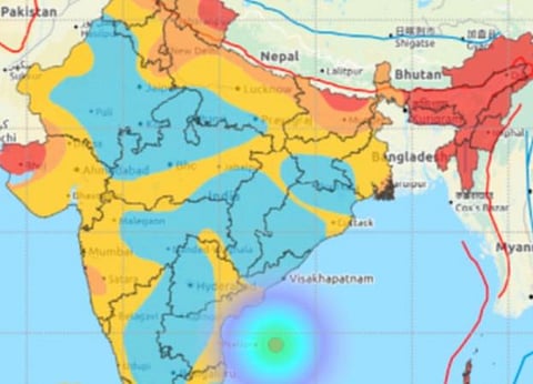 சென்னையின் பல்வேறு பகுதிகளில் லேசான நில அதிர்வு: ரிக்டர் அளவுகோலில் 5.1 ஆகப் பதிவு