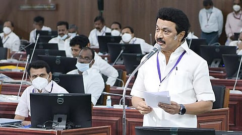 சட்டப்பேரவையில் முதல்வர் ஸ்டாலின்.