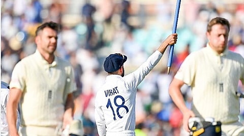 வெற்றி பெற்றதை மகிழ்ச்சியுடன் ரசிகர்களிடம் பகிர்ந்த கேப்டன் கோலி | படம் உதவி ட்விட்டர்