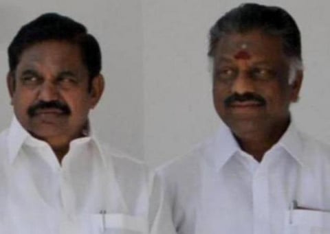 எடப்பாடி பழனிசாமி - ஓ.பன்னீர்செல்வம்: கோப்புப்படம்