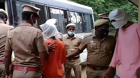 வாணியம்பாடி குற்றவியல் நீதிமன்றத்தில் இருந்து 7 பேரும் பலத்த பாதுகாப்புடன் அழைத்து செல்லப்பட்டனர்.