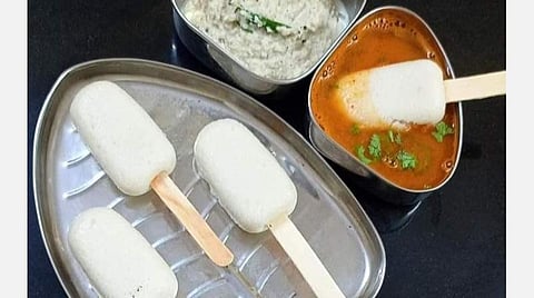 சமூக வலைதளங்களில் வைரலாகும் ‘குச்சி இட்லி’- பெங்களூருவில் அறிமுகம்