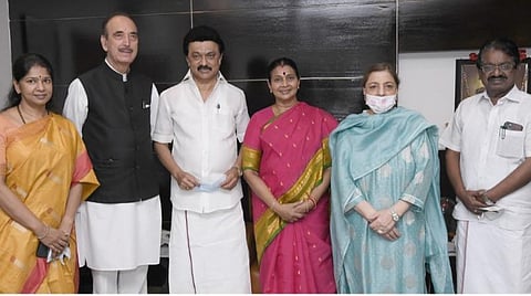 நாட்டின் சிறந்த முதல்வர்: ஸ்டாலினைச் சந்தித்த குலாம் நபி ஆசாத் புகழாரம்