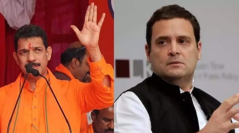 கர்நாடக பாஜக தலைவர் நலின் குமார் காட்டீல், காங்கிரஸ் எம்.பி.ராகுல் காந்தி : கோப்புப்படம்