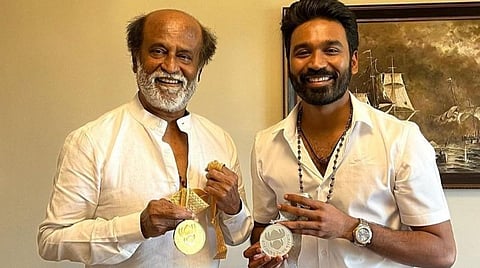 ரஜினி விருது பெற்ற விழாவில் நானும் விருது பெற்றதில் மகிழ்ச்சி: தனுஷ்