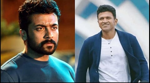 மிகப்பெரிய அதிர்ச்சியில் இருக்கிறேன் - புனித் ராஜ்குமாரின் மறைவுக்கு சூர்யா இரங்கல்