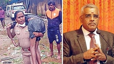 காவல் ஆய்வாளர் ராஜேஸ்வரி, நீதிபதி ஆனந்த் வெங்கடேஷ்.