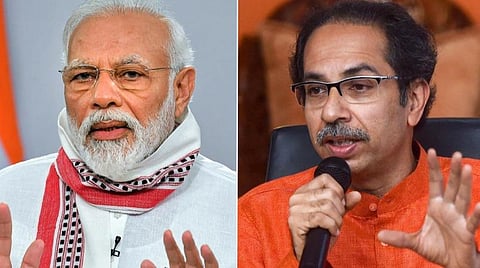 பிரதமர் மோடி, சிவசேனா கட்சித் தலைவர் உத்தவ் தாக்கரே | கோப்புப் படம்.