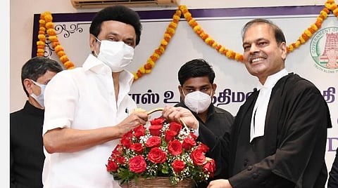 பணிக்காலம் சிறப்புற அமைந்திட வாழ்த்துகள்: சென்னை உயர் நீதிமன்றப் பொறுப்பு தலைமை நீதிபதிக்கு முதல்வர் வாழ்த்து