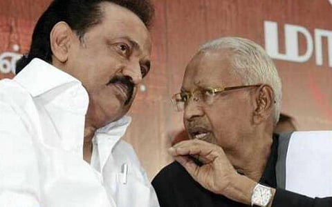 சமூகநீதிப் போர்க்களத்தின் சளைக்காத போராளி: தி.க. தலைவர் வீரமணிக்கு முதல்வர் ஸ்டாலின் பிறந்தநாள் வாழ்த்து
