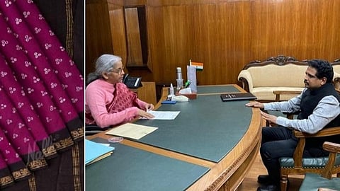சுங்குடி சேலைகளுக்கு ஜிஎஸ்டி வரியைக் கைவிடுங்கள்: நிர்மலா சீதாராமனிடம் நேரில் வலியுறுத்திய சு.வெங்கடேசன்