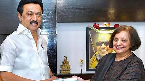 கொலம்பியா ஜர்னலிசம் கல்வி மைய விருது பெறும் ‘தி இந்து’ குழுமத் தலைவர் மாலினி பார்த்தசாரதிக்கு முதல்வர் ஸ்டாலின், அமைச்சர் சாமிநாதன் வாழ்த்து