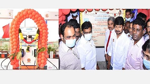 அம்பத்தூர் ஆவின் வளாகத்தில் எரிபொருள் சில்லறை விற்பனை: உதயநிதி தொடங்கி வைத்தார்