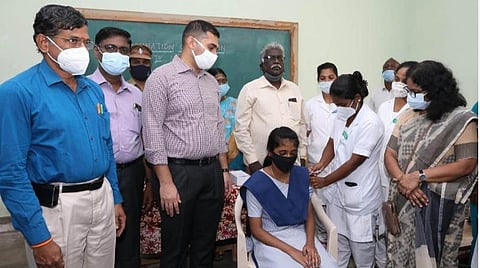 4 நாட்களில் 16,000 சிறுவர்களுக்கு தடுப்பூசி செலுத்தப்படும்: காரைக்கால் ஆட்சியர் தகவல்