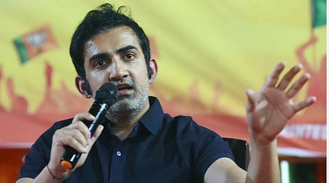 இந்திய அணியின் முன்னாள் வீரர், பாஜக எம்.பி. கவுதம் கம்பீர் | படம் உதவி: ட்விட்டர்.