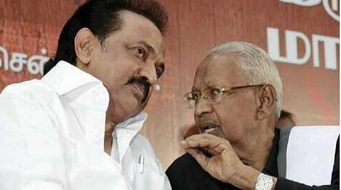 தமிழக மு.க.ஸ்டாலின், திராவிடர் கழகத் தலைவர் கி.வீரமணி | கோப்புப் படம்.