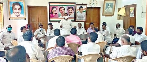 திருநெல்வேலியில் காங்கிரஸ் ஆலோசனைக் கூட்டம் நடைபெற்றது. படம்: மு. லெட்சுமி அருண்